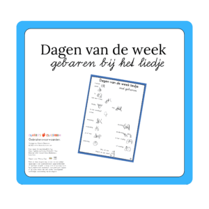 Dagen van de week liedje