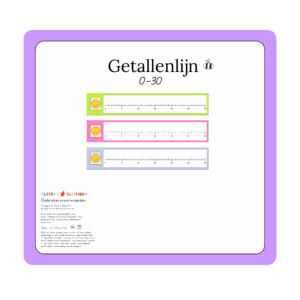 Getallenlijn 0-30