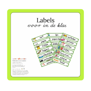 Labels voor je klaslokaal